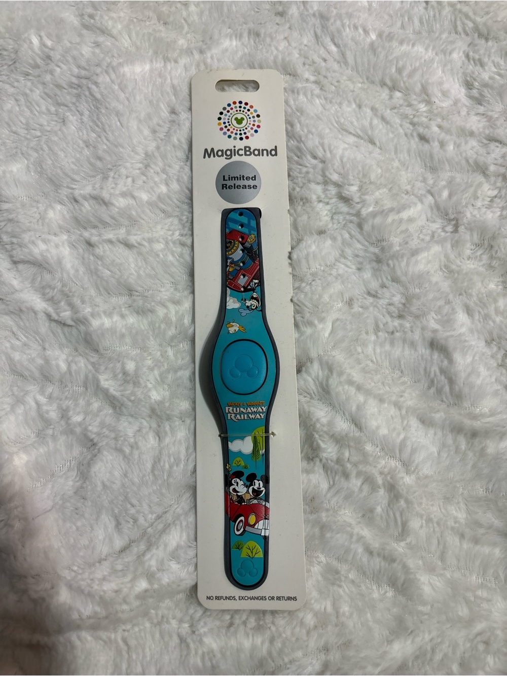 New in package Disney Parks Mickey’s Runaway Railway Limited Release Magic Band